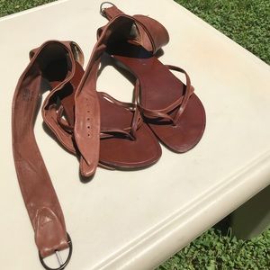Leather sandals